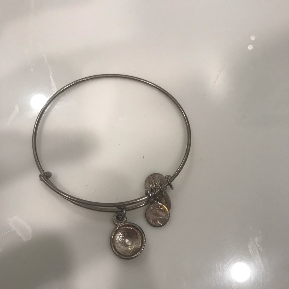 Silver Alex and ani bracelet